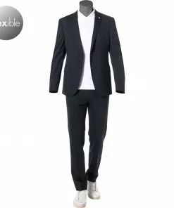 Pierre Cardin Anzug 62211+72137/810/75281/3000 Slim Fit, Jersey halbgefüttert, Dunkelblau, Marine