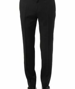 BOSS Hose Genius 50408837/001 Slim Fit, Schurwolle REDA, Schwarz