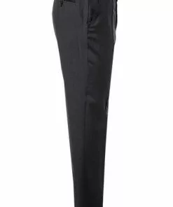 BOSS Hose Genius 50408837/021 Slim Fit, Schurwolle REDA, Anthrazit meliert, Dunkelgrau -Anzüge & Westen Geschäft 316310 norm3