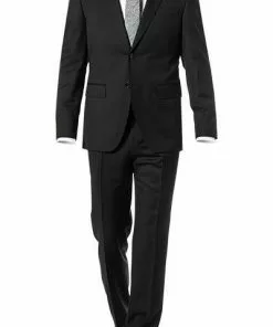 BOSS Anzug Jeckson/Genius 50409253+50408837/001 Anzug Jeckson-Genius, Regular Fit, Schurwolle REDA, Schwarz