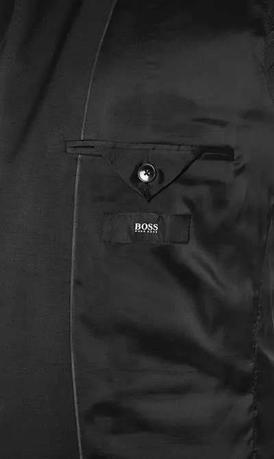 BOSS Anzug Jeckson/Genius 50409253+50408837/001 Anzug Jeckson-Genius, Regular Fit, Schurwolle REDA, Schwarz 7 BOSS Anzug Jeckson/Genius 50409253+50408837/001 Anzug Jeckson-Genius, Regular Fit, Schurwolle REDA, Schwarz – Bild 5