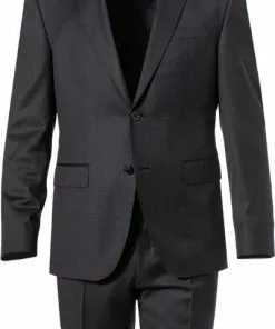 BOSS Anzug Jeckson/Genius 50409253+50408837/021 Anzug Jeckson-Genius, Slim Fit, Schurwolle REDA, Anthrazit meliert, Dunkelgrau -Anzüge & Westen Geschäft 316319 norm2