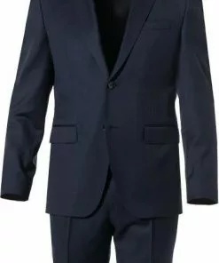BOSS Anzug Jeckson/Genius 50409253+50408837/480 Anzug Jeckson-Genius, Regular Fit, Schurwolle REDA, Dunkelblau, Blau -Anzüge & Westen Geschäft 316320 norm2