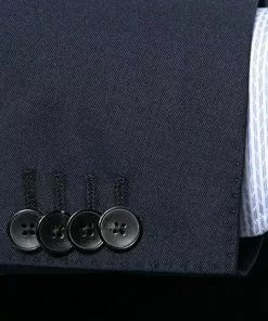 BOSS Anzug Jeckson/Genius 50409253+50408837/480 Anzug Jeckson-Genius, Regular Fit, Schurwolle REDA, Dunkelblau, Blau -Anzüge & Westen Geschäft 316320 norm4