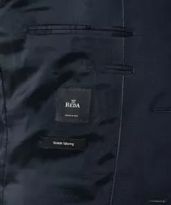 BOSS Anzug Jeckson/Genius 50409253+50408837/480 Anzug Jeckson-Genius, Regular Fit, Schurwolle REDA, Dunkelblau, Blau -Anzüge & Westen Geschäft 316320 norm6