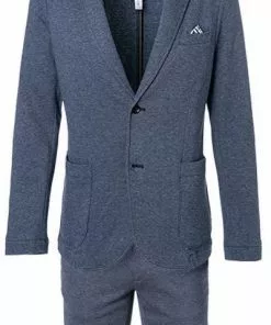 Mason's Anzug 2GC3340/JT104N+9BF2R4940/JT104N/012 Jersey, Jeansblau meliert, Blau -Anzüge & Westen Geschäft 316506 norm2