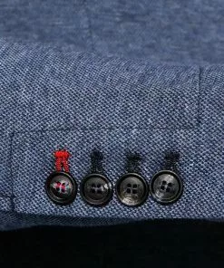 Mason's Anzug 2GC3340/JT104N+9BF2R4940/JT104N/012 Jersey, Jeansblau meliert, Blau -Anzüge & Westen Geschäft 316506 norm5