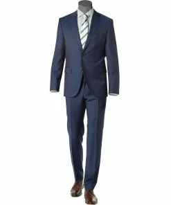 BOSS Anzug Jeckson/Genius 50409253+50408837/419 Anzug Jeckson-Genius, Regular Fit, Schurwolle, Marineblau, Marine