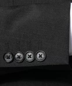 Pierre Cardin Anzug 52261+72240/850/55811/2000 Regular Fit, Schurwoll-Stretch Futureflex, Schwarz meliert, Schwarz -Anzüge & Westen Geschäft 322407 norm4