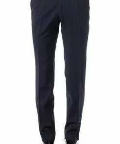 CG Hose Pierre 80-140S0/431033/63 Smokinghose, Slim Fit, Schurwolle, Nachtblau
