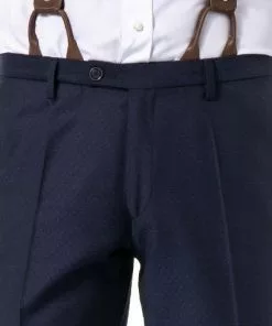 CG Hose Pascal 80-138N1/430013/63 Slim Fit, Schurwolle, Blau-schwarz gemustert, Blau-schwarz -Anzüge & Westen Geschäft 323758 norm4