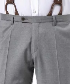 CG Hose Pascal 80-140S0/430013/81 Slim Fit, Schurwolle, Grau meliert, Hellgrau -Anzüge & Westen Geschäft 323770 norm4