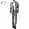 CG Anzug 80-140S0/424002+430013/81 Slim Fit, Schurwolle, Hellgrau meliert, Hellgrau -Anzüge & Westen Geschäft 323772 master