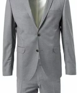 CG Anzug 80-140S0/424002+430013/81 Slim Fit, Schurwolle, Hellgrau meliert, Hellgrau -Anzüge & Westen Geschäft 323772 norm2