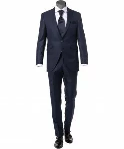 Wilvorst Anzug nachtblau 481103/32/13881/724/1 Wolle