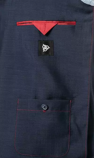 ROY ROBSON Anzug 050341797900+1295400/A401 Slim Fit, Schurwolle, Dunkelblau meliert, Dunkelblau 7 ROY ROBSON Anzug 050341797900+1295400/A401 Slim Fit, Schurwolle, Dunkelblau meliert, Dunkelblau – Bild 5