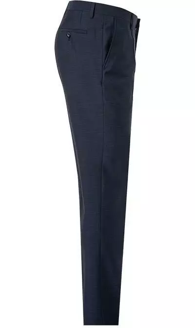 ROY ROBSON Anzug 050341797900+1295400/A401 Slim Fit, Schurwolle, Dunkelblau meliert, Dunkelblau 10 ROY ROBSON Anzug 050341797900+1295400/A401 Slim Fit, Schurwolle, Dunkelblau meliert, Dunkelblau – Bild 8