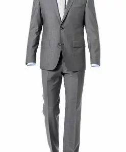 ROY ROBSON Anzug 050231737100+1267500/A050 Regular Fit, Schurwolle Super100, Grau meliert, Pastellgrau