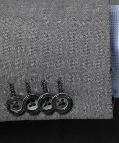 ROY ROBSON Anzug 050231737100+1267500/A050 Regular Fit, Schurwolle Super100, Grau meliert, Pastellgrau -Anzüge & Westen Geschäft 324142 norm4