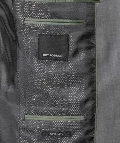 ROY ROBSON Anzug 050231737100+1267500/A050 Regular Fit, Schurwolle Super100, Grau meliert, Pastellgrau -Anzüge & Westen Geschäft 324142 norm5