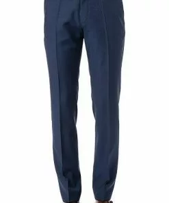 ROY ROBSON Hose S01050181295400/C410 Slim Fit, Schurwolle Super100, Dunkelblau gestreift, Blau