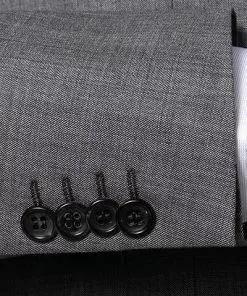 ROY ROBSON Anzug 050011215200+1267500/A020 Regular Fit, Schurwolle Super140 REDA, Grau meliert, Grau -Anzüge & Westen Geschäft 324155 norm4