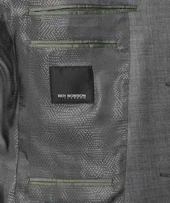 ROY ROBSON Anzug 050011215200+1267500/A020 Regular Fit, Schurwolle Super140 REDA, Grau meliert, Grau -Anzüge & Westen Geschäft 324155 norm5