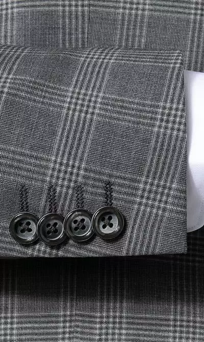 ROY ROBSON Anzug 050211694700+1295400+1737300/H050 Anzug mit Weste, Slim Fit, Schurwolle Super100, Anthrazit kariert, Pastellgrau 7 ROY ROBSON Anzug 050211694700+1295400+1737300/H050 Anzug mit Weste, Slim Fit, Schurwolle Super100, Anthrazit kariert, Pastellgrau – Bild 5