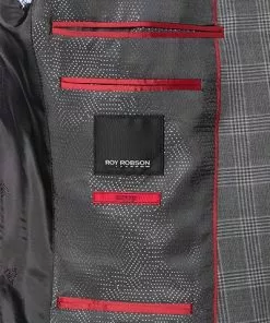 ROY ROBSON Anzug 050211694700+1295400+1737300/H050 Anzug mit Weste, Slim Fit, Schurwolle Super100, Anthrazit kariert, Pastellgrau 17 ROY ROBSON Anzug 050211694700+1295400+1737300/H050 Anzug mit Weste, Slim Fit, Schurwolle Super100, Anthrazit kariert, Pastellgrau -Anzüge & Westen Geschäft 324175 norm7