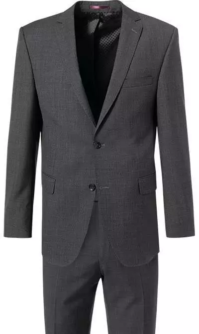Carl Gross Anzug 70-062S0/323022+332023/82 Modern Fit, Schurwolle Super100, Anthrazit meliert, Dunkelgrau 4 Carl Gross Anzug 70-062S0/323022+332023/82 Modern Fit, Schurwolle Super100, Anthrazit meliert, Dunkelgrau – Bild 2
