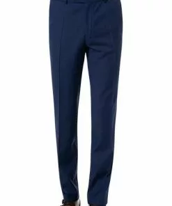 Carl Gross Hose Sascha 70-062S0/332023/62 Modern Fit, Schurwolle Super100, Blau meliert, Blau
