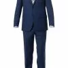 Carl Gross Anzug 70-062S0/323022+332023/62 Modern Fit, Schurwolle Super100, Blau meliert, Blau