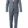 HUGO Anzug Arti/Hesten 50393671+50393671/434 Anzug Arti-Hesten, Extra Slim Fit, Schurwolle, Taubenblau meliert, Blau