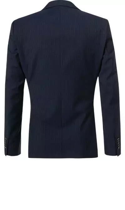 Strellson Anzug Cerf-Mandor 30016214/402 Extra Slim Fit, Schurwolle Super100, Dunkelblau gestreift , Marineblau 5 Strellson Anzug Cerf-Mandor 30016214/402 Extra Slim Fit, Schurwolle Super100, Dunkelblau gestreift , Marineblau – Bild 3