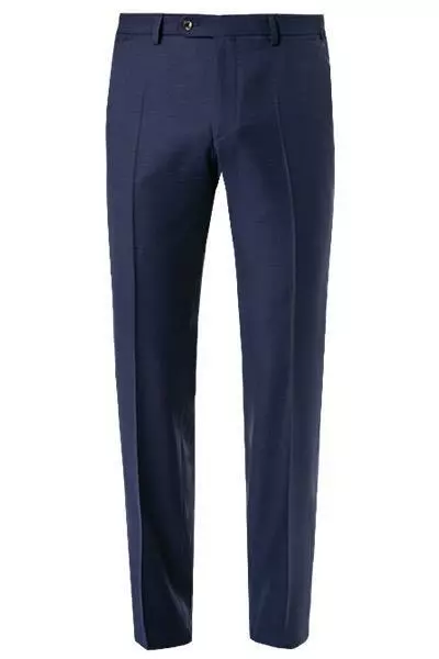 DIGEL Hose Per 99652/116062/24 Modern Fit, Schurwolle Super100, Navy meliert, Dunkelblau 4 DIGEL Hose Per 99652/116062/24 Modern Fit, Schurwolle Super100, Navy meliert, Dunkelblau – Bild 2