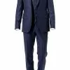 DIGEL Anzug 99652/120033+160008+116062/24 Modern Fit, Schurwolle, Navy meliert, Dunkelblau -Anzüge & Westen Geschäft 325311 norm