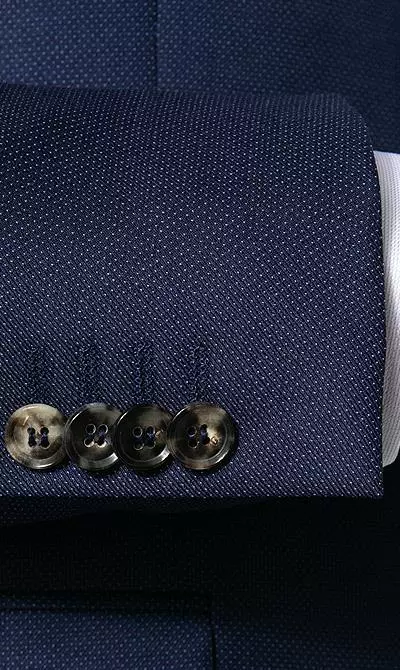 DIGEL Anzug 99652/120033+160008+116062/24 Modern Fit, Schurwolle, Navy meliert, Dunkelblau 7 DIGEL Anzug 99652/120033+160008+116062/24 Modern Fit, Schurwolle, Navy meliert, Dunkelblau – Bild 5