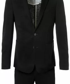 DIGEL Anzug Extra Slim Fit 99708/120269+110131/10 Active Suit, Jersey, Schwarz -Anzüge & Westen Geschäft 325339 norm2
