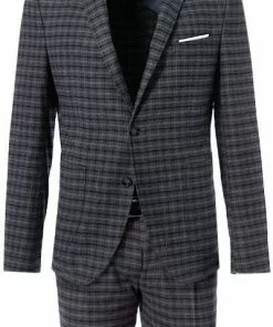 CINQUE Anzug 2252 + 2116-3167/69 Slim Fit, Flanell, Blau kariert, Blau -Anzüge & Westen Geschäft 326554 norm2