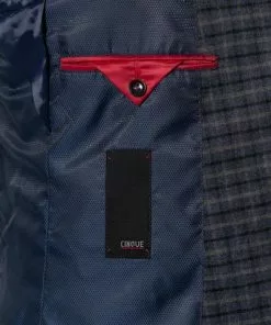 CINQUE Anzug 2252 + 2116-3167/69 Slim Fit, Flanell, Blau kariert, Blau -Anzüge & Westen Geschäft 326554 norm6