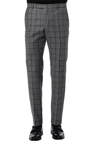 Strellson Hose Mercer 30019289/031 Slim Fit, Schurwolle, Graphit kariert, Grau kariert 3 Strellson Hose Mercer 30019289/031 Slim Fit, Schurwolle, Graphit kariert, Grau kariert