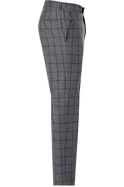 Strellson Hose Mercer 30019289/031 Slim Fit, Schurwolle, Graphit kariert, Grau kariert 5 Strellson Hose Mercer 30019289/031 Slim Fit, Schurwolle, Graphit kariert, Grau kariert – Bild 3