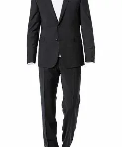 Strellson Anzug Allen-Mercer 30018430+30016221/001 Slim Fit, Schurwoll-Stretch, Schwarz