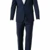 Strellson Anzug Allen-Mercer 30018430+30016221/402 Slim Fit, Schurwoll-Stretch, Dunkelblau