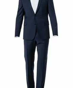 Strellson Anzug Allen-Mercer 30018430+30016221/402 Slim Fit, Schurwoll-Stretch, Dunkelblau