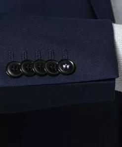 Strellson Anzug Allen-Mercer 30018430+30016221/402 Slim Fit, Schurwoll-Stretch, Dunkelblau -Anzüge & Westen Geschäft 328395 norm4