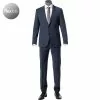 Strellson Anzug Allen-Mercer 30018469+470/412 Slim Fit, Woll-Stretch, Dunkelblau meliert, Dunkelblau -Anzüge & Westen Geschäft 328410 master