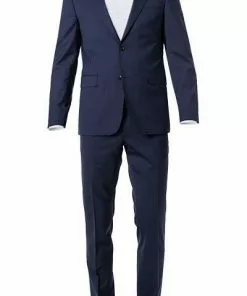OSCAR JACOBSON Anzug 31003700+51703700/220 Woll-Stretch, Dunkelblau, Blau