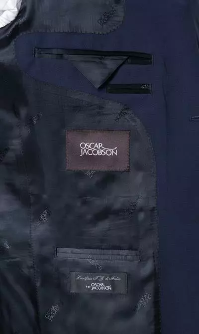 OSCAR JACOBSON Anzug 31003700+51703700/220 Woll-Stretch, Dunkelblau, Blau 7 OSCAR JACOBSON Anzug 31003700+51703700/220 Woll-Stretch, Dunkelblau, Blau – Bild 5