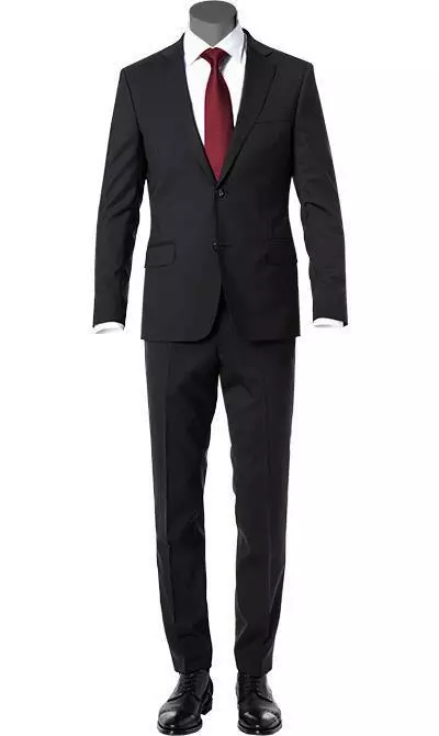 OSCAR JACOBSON Anzug 30503700+51703700/311 Woll-Stretch, Schwarz 3 OSCAR JACOBSON Anzug 30503700+51703700/311 Woll-Stretch, Schwarz